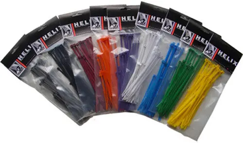 Helix Racing Cable Ties Purple 8", 100Pk | 303-4124 1