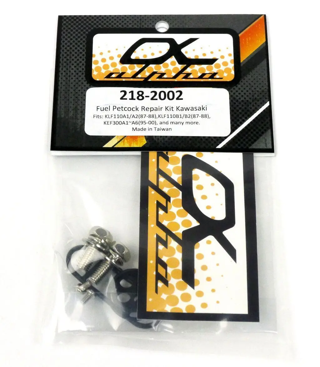 Kawasaki Kdx250 D1/D2/D3/D4 1991-94 Shutoff Valve Fuel Petcock Repair Kit Alpha 2