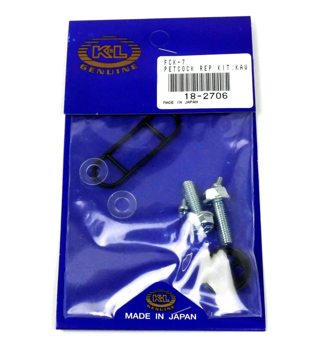 Kawasaki Kz250 L1 Csr 82 K&L Shutoff Valve Fuel Petcock Repair Kit 2