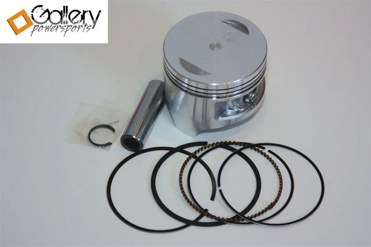 Kawasaki Klf300 Bayou 4X4  89-04 Piston And Ring Kit .020" 0.50Mm Over 76.50Mm 1
