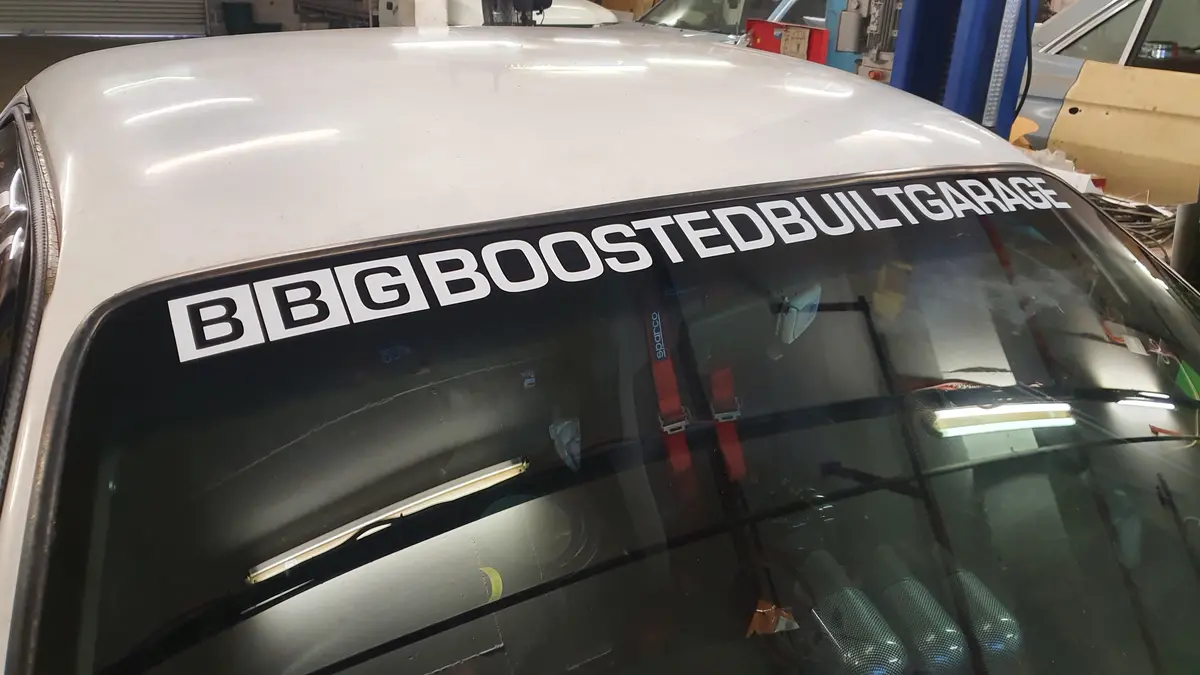 Bbg Decal Combo - Windscreen Banner + Small Decal 2