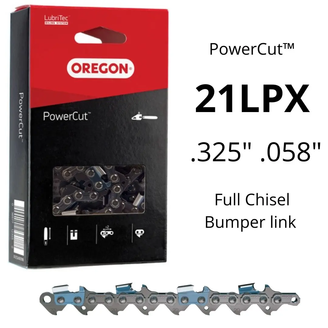 Oregon 21Lpx Powercut™ Saw Chain .325" .058" Full Chisel 1