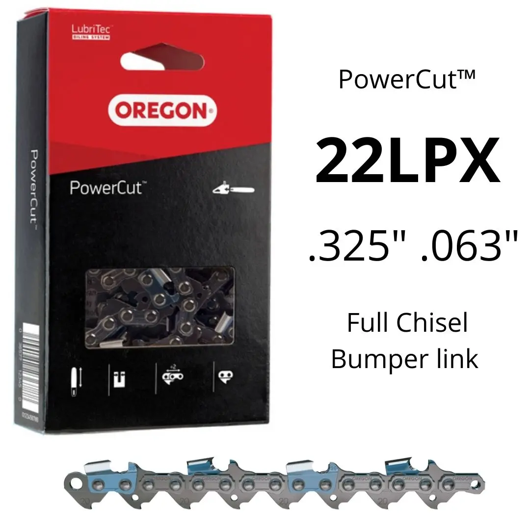 Oregon 22Lpx Powercut™ Saw Chain .325" .063" Full Chisel 1
