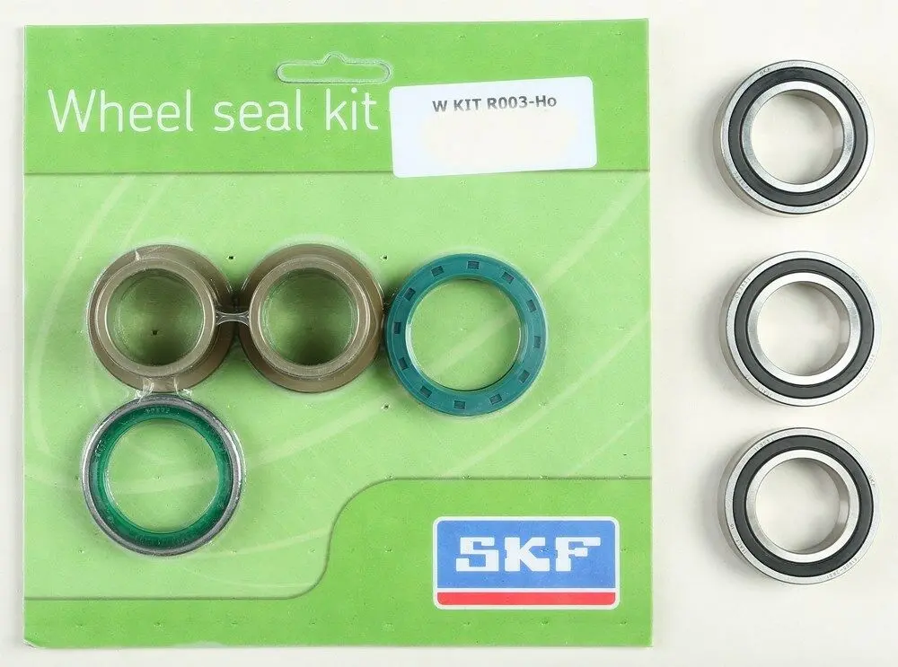Skf Rear Wheel Seal Bearing Kit W/ Spacer Honda Crf250r Crf450r 2002-2016 1