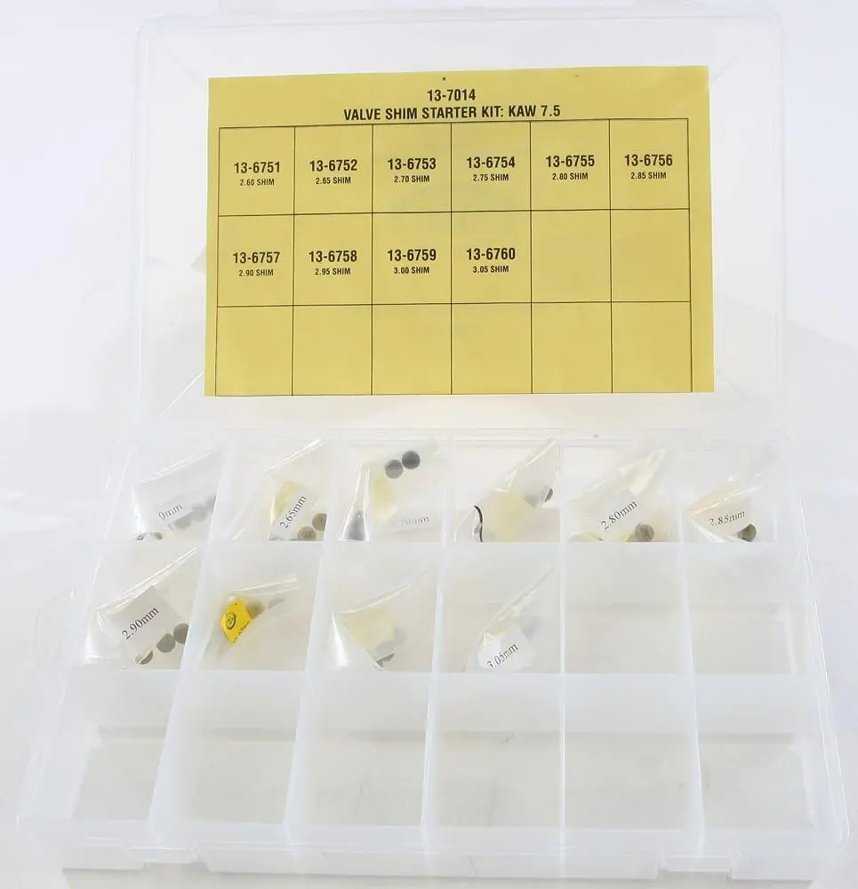 K&L Supply - 13-7014 - 7.50Mm Valve Shim Kit, 50 Pieces, Sizes 2.60 Thru 3.05 1