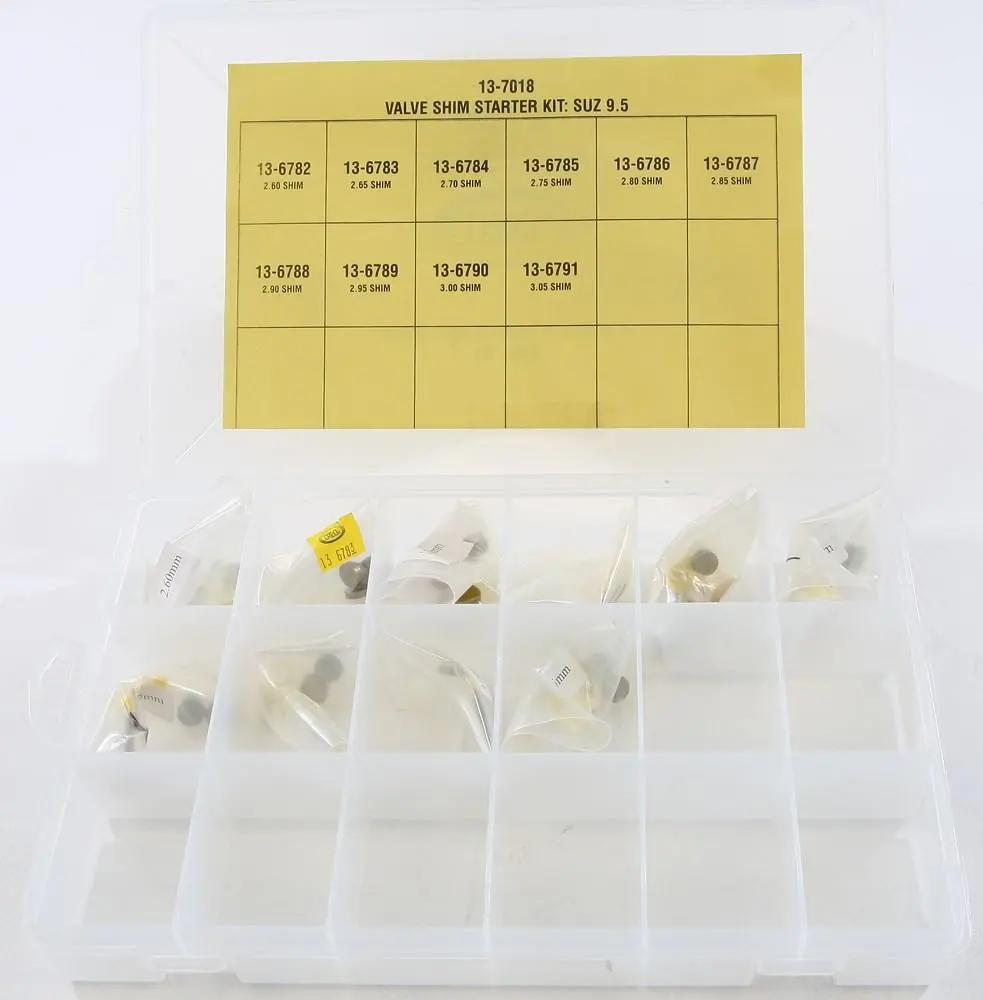 K&L Supply - 13-7018 - 9.50Mm Valve Shim Kit, 50 Pieces, Sizes 2.60 Thru 3.05 1