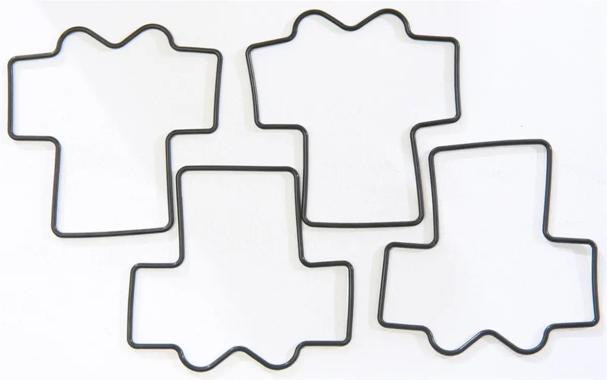 K&L 18-6309 Top Cap Gaskets For Keihin Fcr Carburetor (4 Pack) - Made In Japan 1