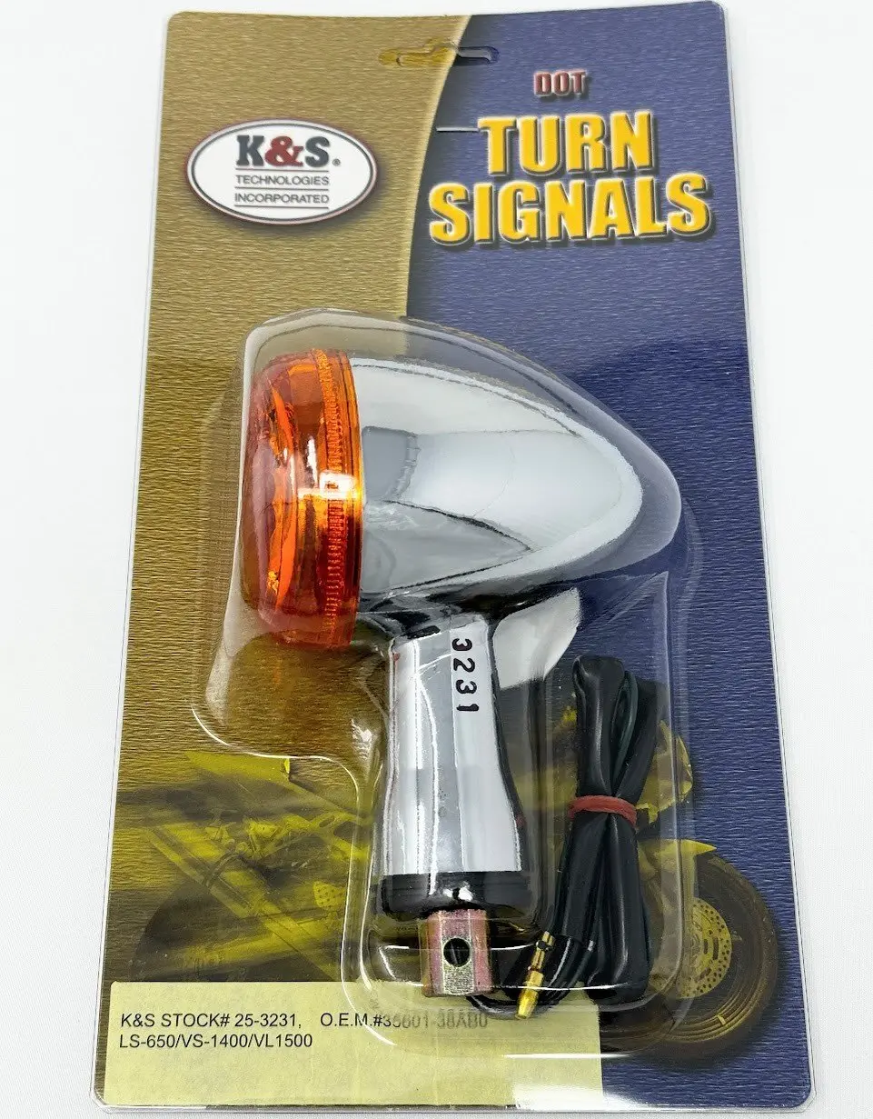 K&S Technologies - 25-3231 - Dot Approved Turn Signal, Amber 2