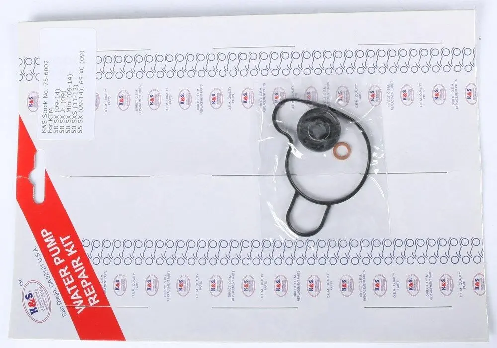 Water Pump Repair Kit For Ktm 50 Sx 2009-2015 K&S Technologies 75-6002 1