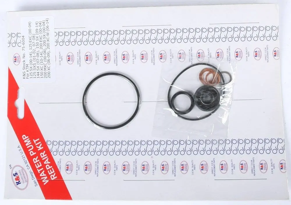 Water Pump Repair Kit For Ktm 125 Sx 2000-2015 K&S Technologies 75-6004 1