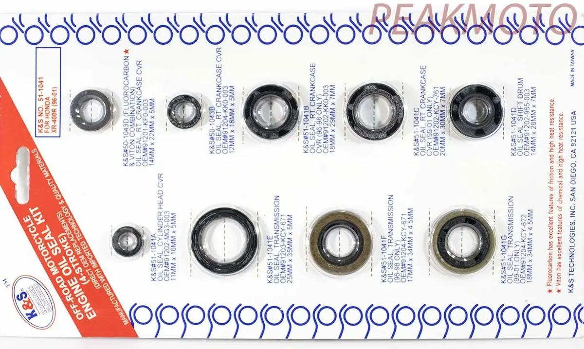 Honda Xr400r 1996-2004 Complete Engine Oil Kit K&S Technologies 51-1041 1