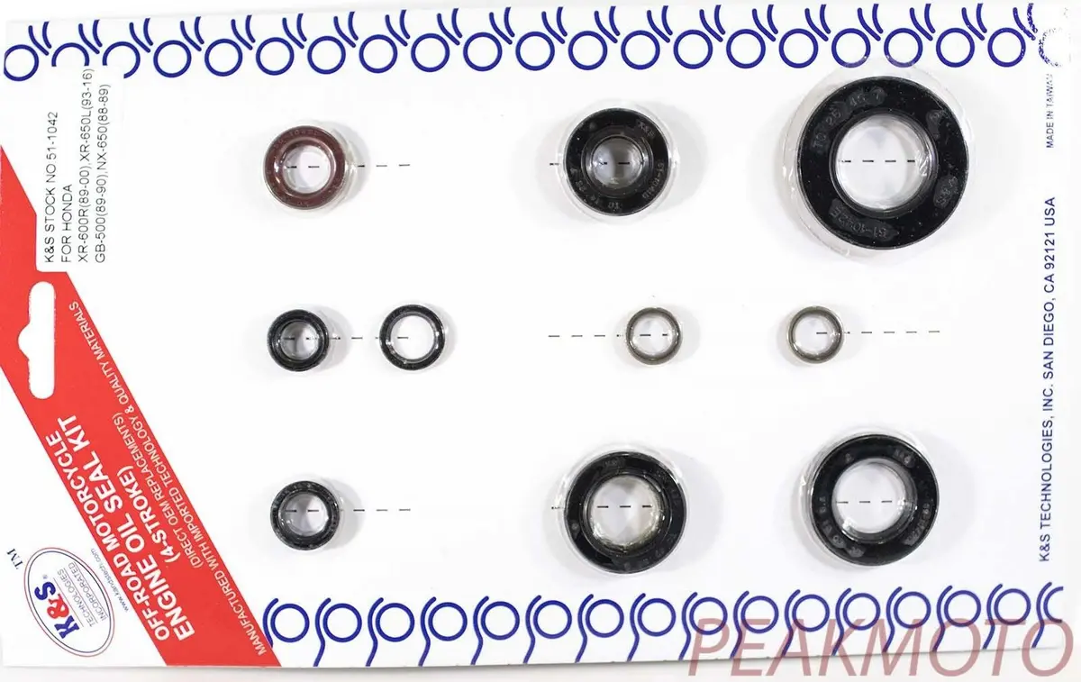 Honda Xr600r 1989-2000 Complete Engine Oil Kit K&S Technologies 51-1042 1
