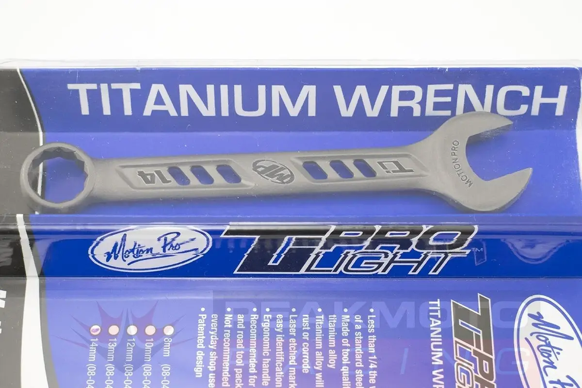 Motion Pro 08-0465 Tiprolight Titanium Combination Wrench, 14Mm 1