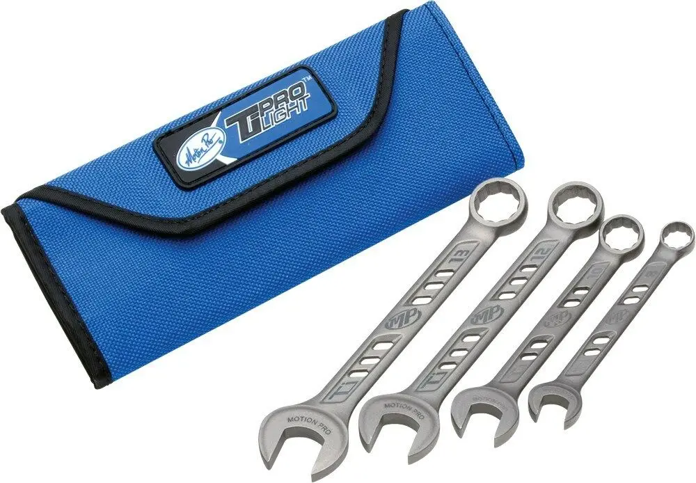 Motion Pro 08-0478 Tiprolight Titanium 4 Pc Wrench Set, 8,10,12 & 13Mm 1