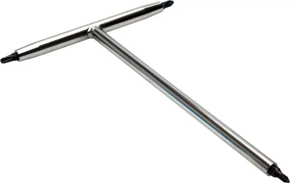 Motion Pro 08-0557 T-Handle Bit Driver With No. 1, 2, 3 Jis Cross-Head Bits 1