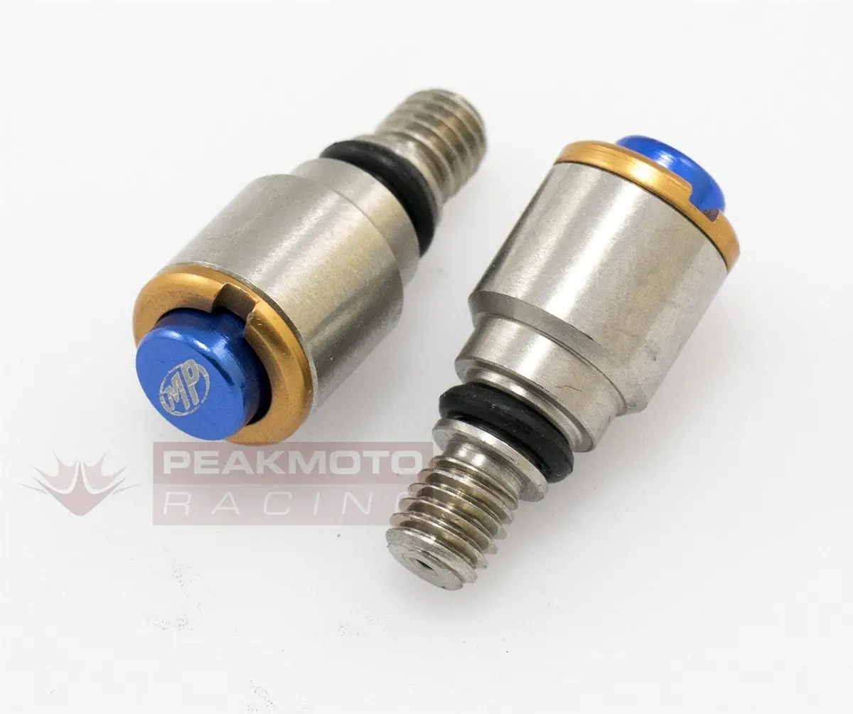 Motion Pro - 11-0089 - Micro Bleeder For Showa Forks, M5x0.8 - Gold 1