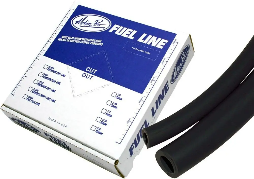 Motion Pro - 12-0040 - Premium Fuel Line Black 3/16" Id X 25' Ft 1