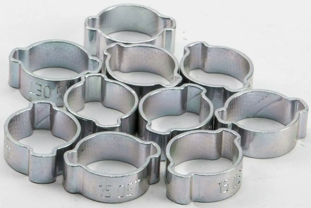 Motion Pro 12-0028 Steel Double Ear O Clips 9/16" (10 Pack) 1