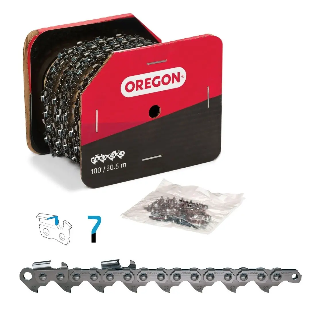 Oregon Hyper-Skip Ripcut™ Chainsaw Chain 27Rx .404" .063" 100Ft 1