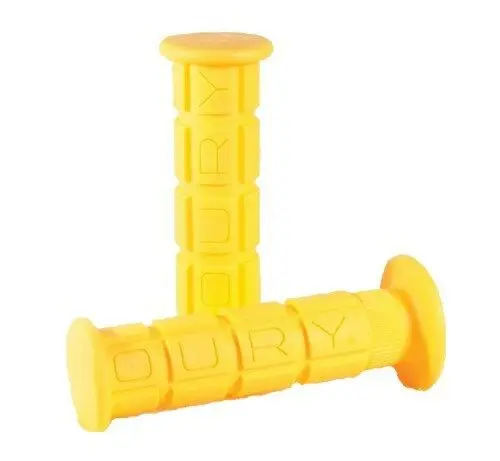 Yellow Oury Soft Atv Grips Grip Set Pair Low Flange Classic Style (Made In Usa) 1