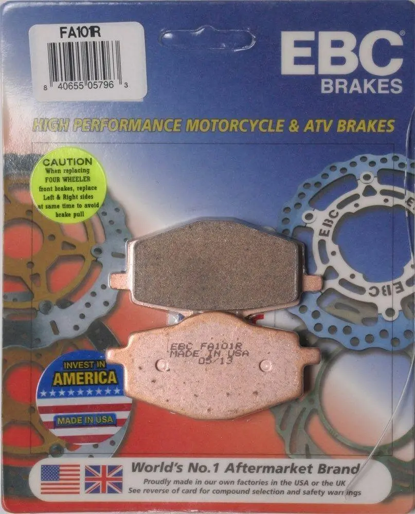 Ebc - Fa101r R Series Sintered Brake Pads Yamaha Ttr225 99-03, Xt225 92-00 Front 1