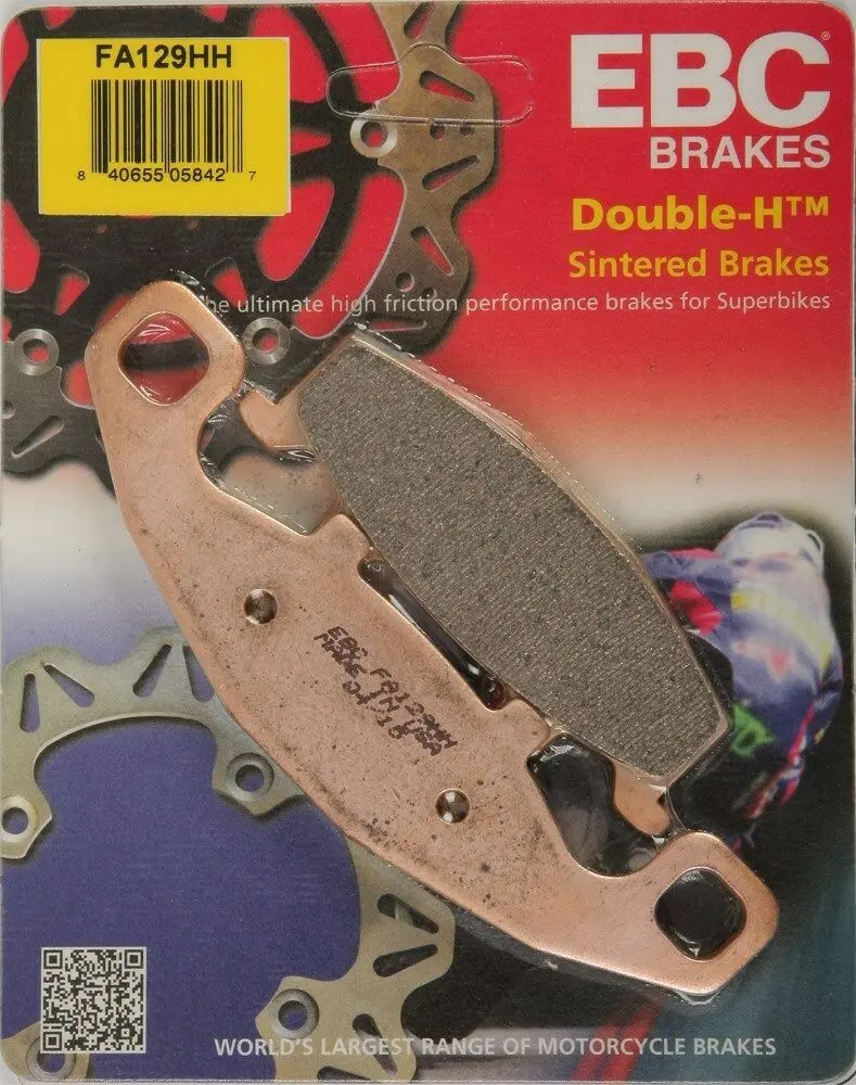 Ebc - Fa129hh - Double-H Sintered Brake Pads - Made In Usa 1