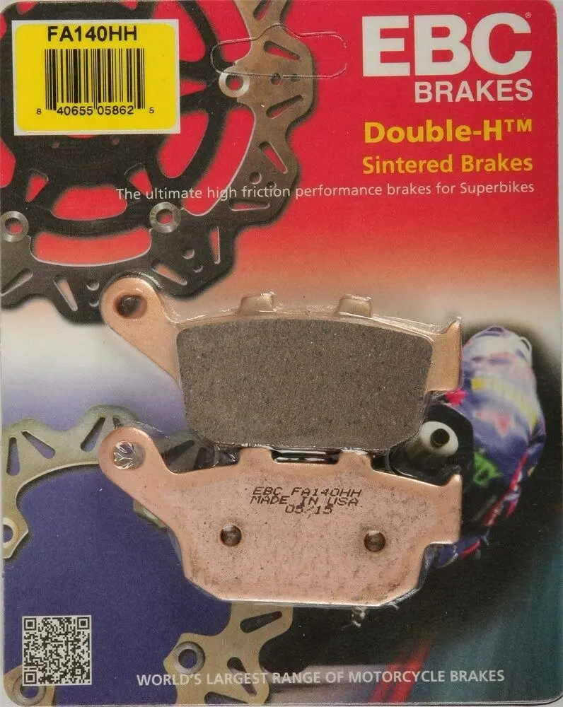 Ebc - Fa140hh - Double-H Sintered Brake Pads - Made In Usa 1