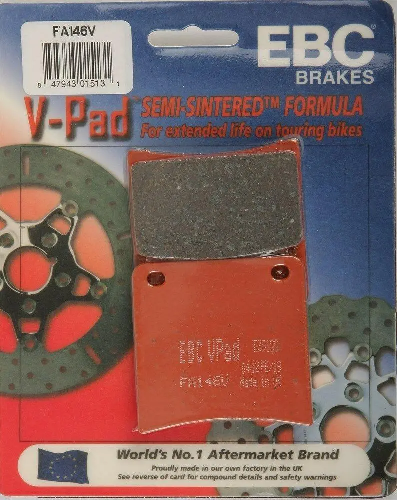 Ebc Fa146v Touring Bike Semi-Sintered V Brake Pads 1