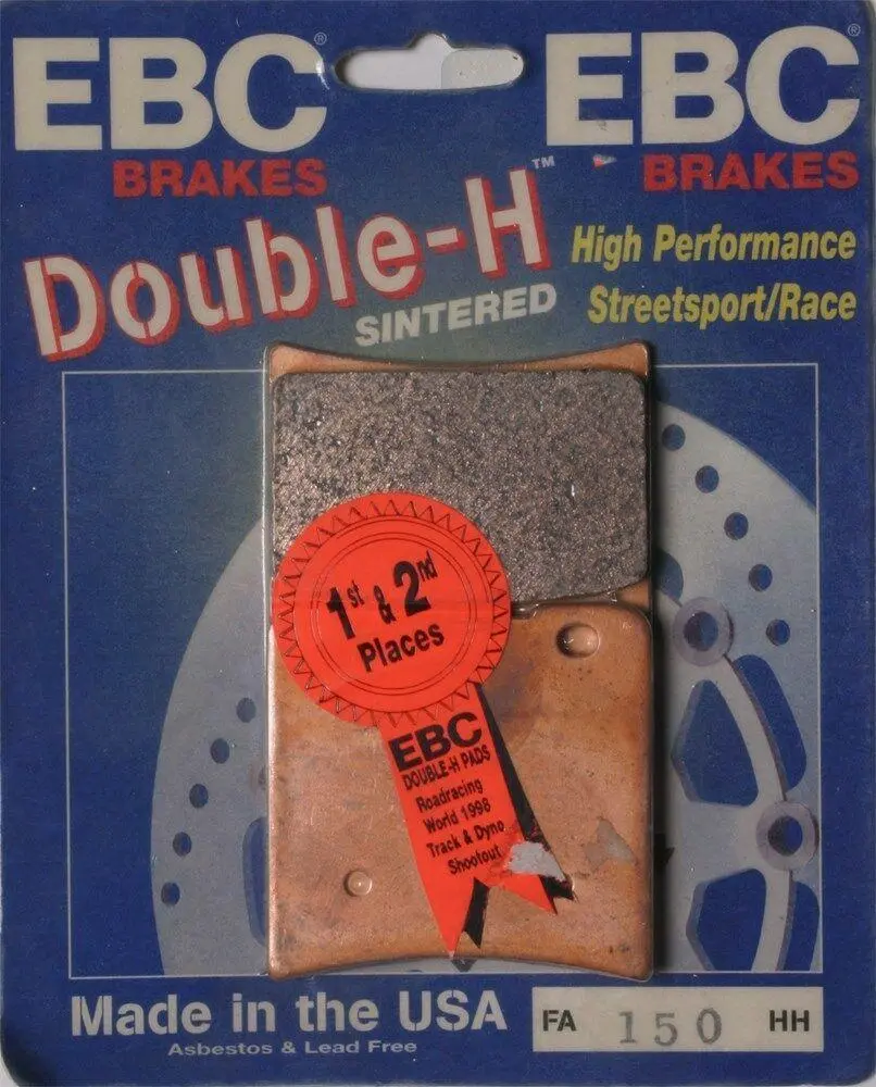 Ebc - Fa150hh - Double-H Sintered Brake Pads - Made In Usa 1
