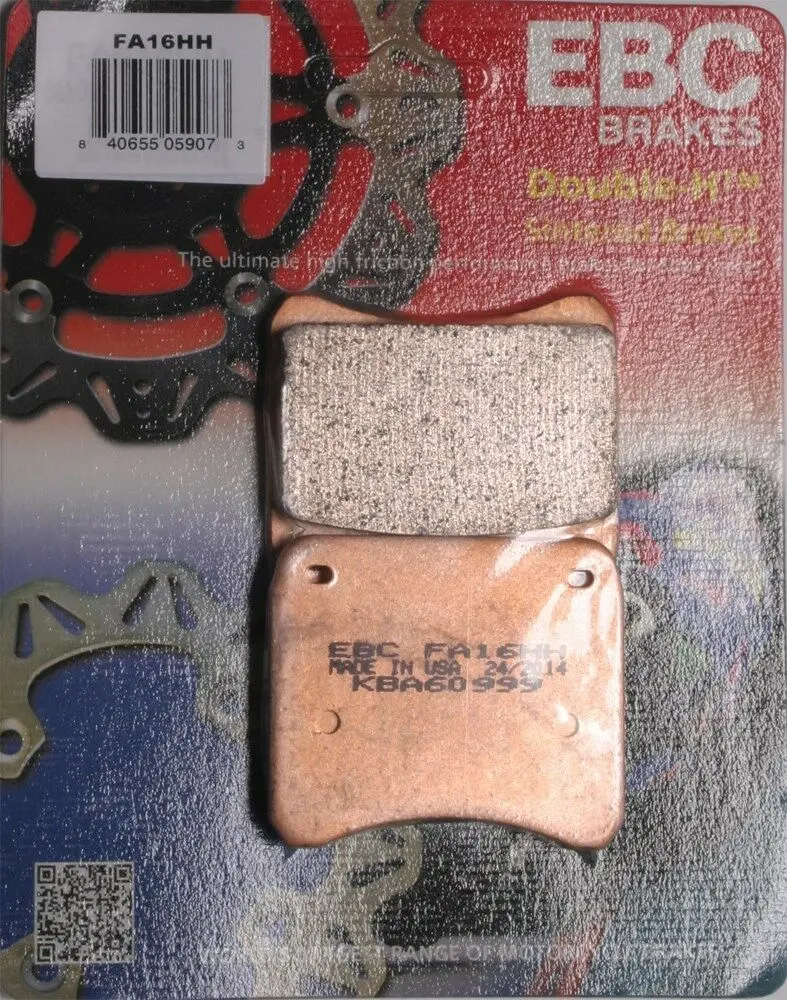 Ebc - Fa16hh - Double-H Sintered Brake Pads - Made In Usa 1