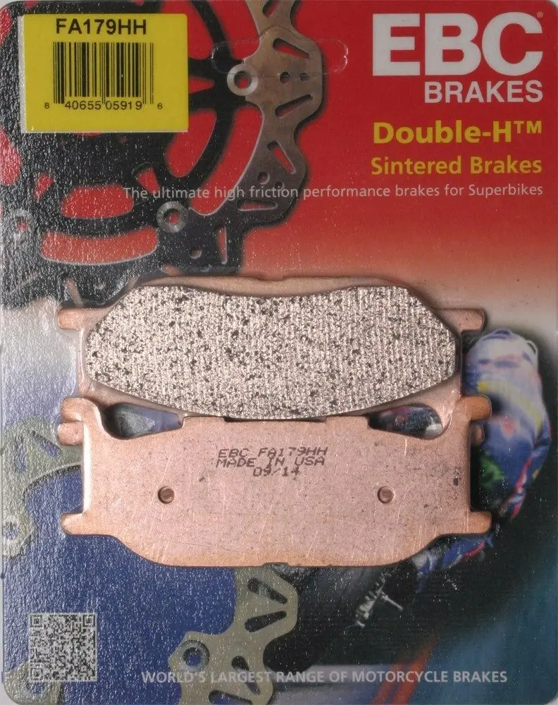 Ebc - Fa179hh - Double-H Sintered Brake Pads - Made In Usa 1