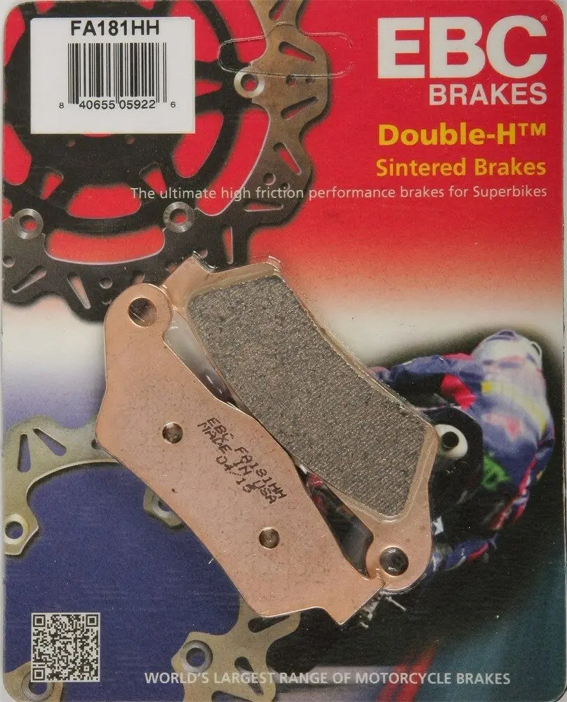 Ebc - Fa181hh - Double-H Sintered Brake Pads - Made In Usa 1