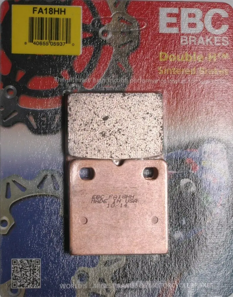 Ebc - Fa18hh - Double-H Sintered Brake Pads - Made In Usa 1