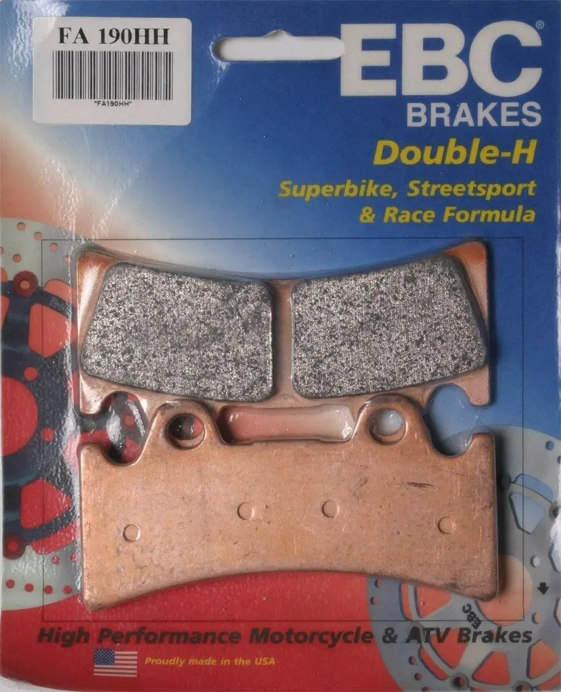 Ebc - Fa190hh - Double-H Sintered Brake Pads - Made In Usa 1