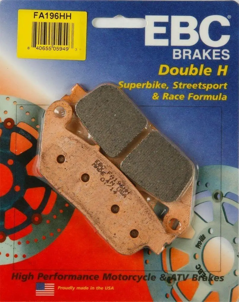Ebc - Fa196hh - Double-H Sintered Brake Pads - Made In Usa 1