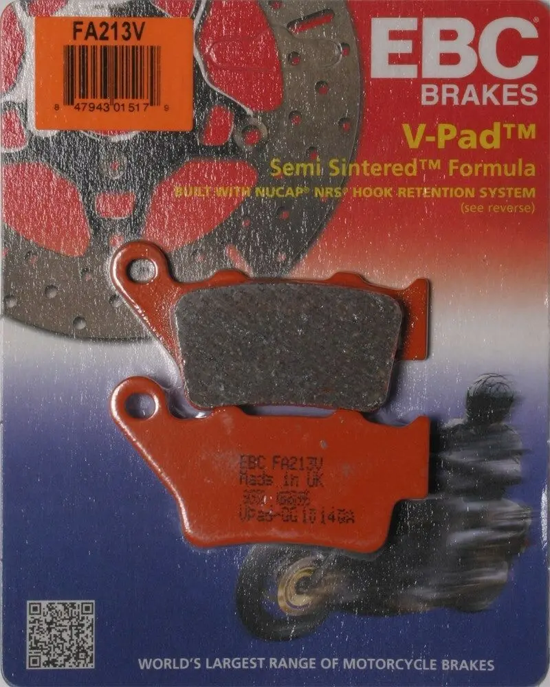 Ebc Fa213v Touring Bike Semi-Sintered V Brake Pads 1