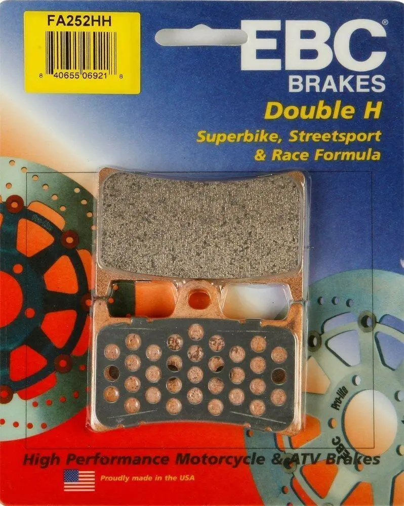 Ebc - Fa252hh - Double-H Sintered Brake Pads - Made In Usa 1