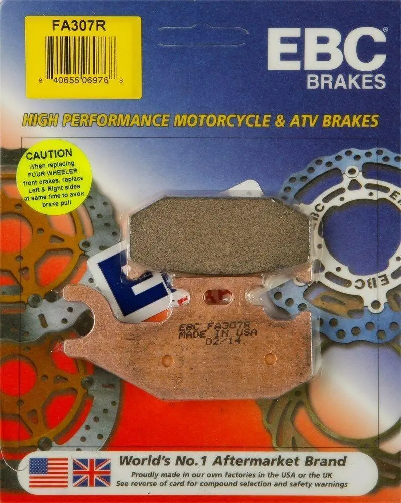 Ebc - Fa307r - R Series Sintered Brake Pads - Made In Usa 1