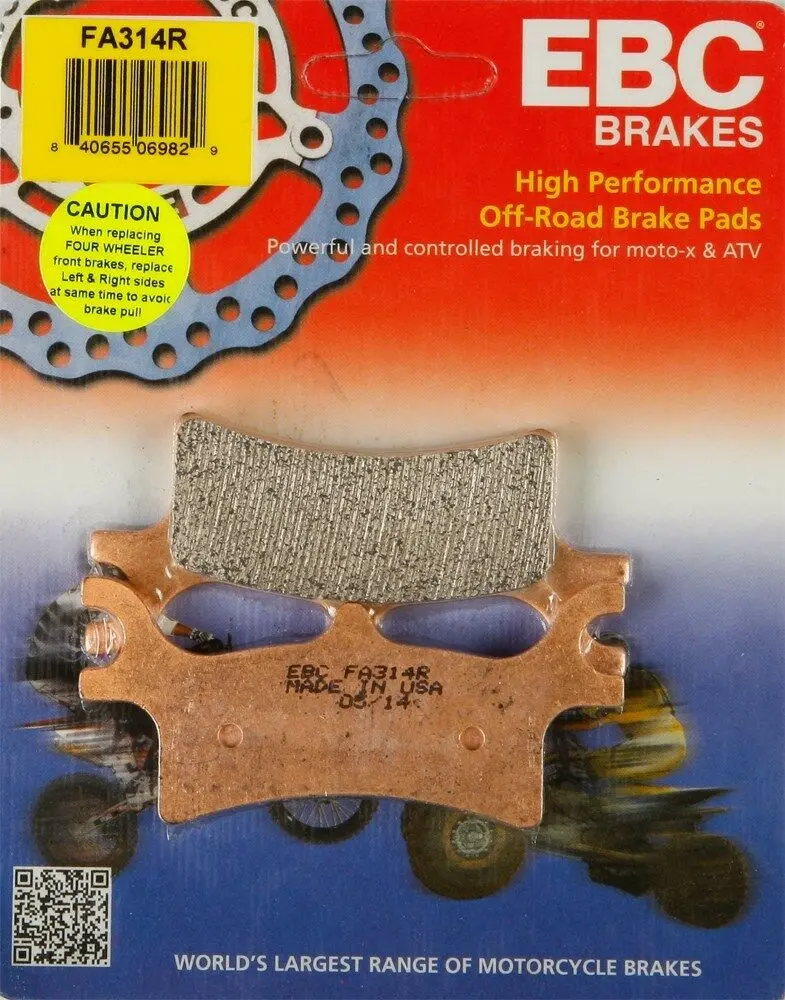 Ebc - Fa314r - R Series Sintered Brake Pads - Made In Usa 1