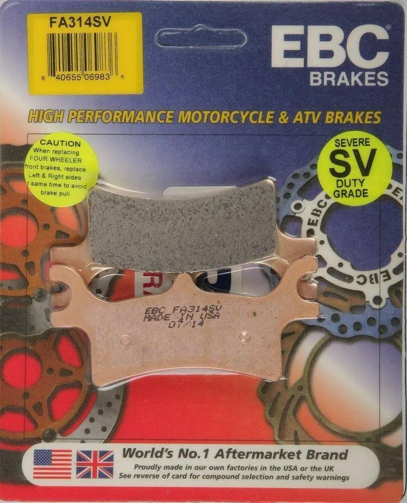 Ebc Fa314sv Sv Series Severe Duty Brake Pads (Made In Usa) 1