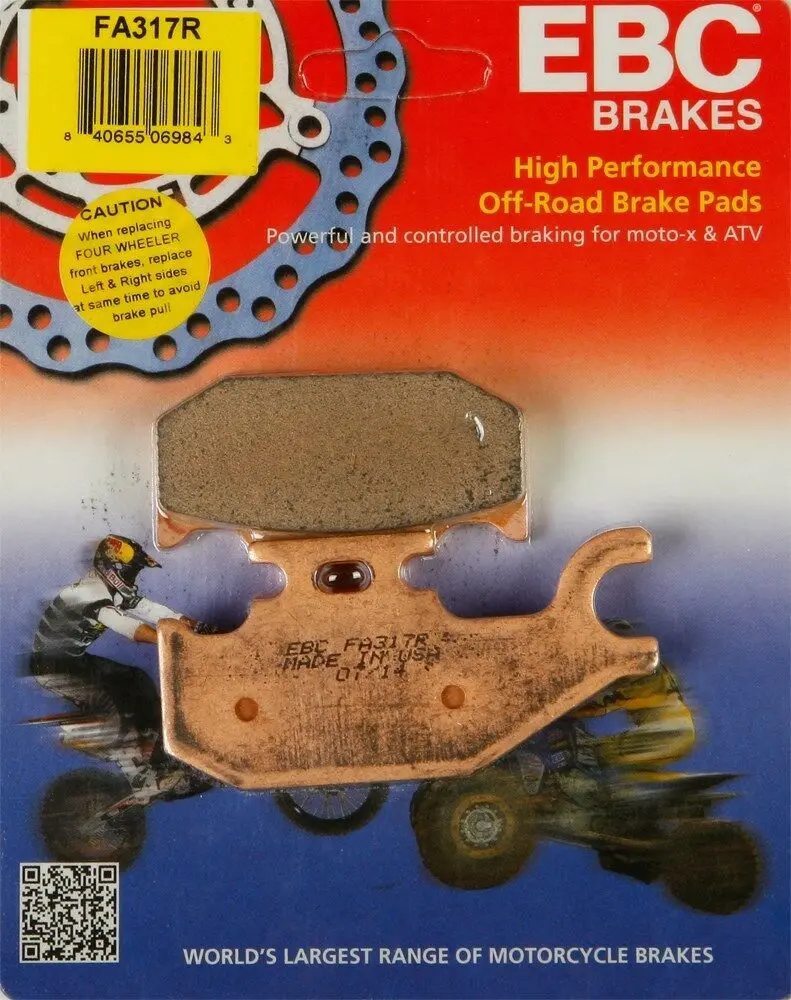 Ebc - Fa317r - R Series Sintered Brake Pads - Made In Usa 1