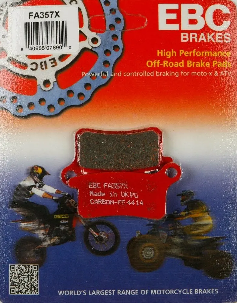 Ebc - Fa357x - X Series Carbon Brake Pads Ktm 65 Sx 2002-2016  Front 1