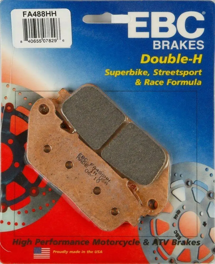 Ebc - Fa488hh - Double-H Sintered Brake Pads - Made In Usa 1
