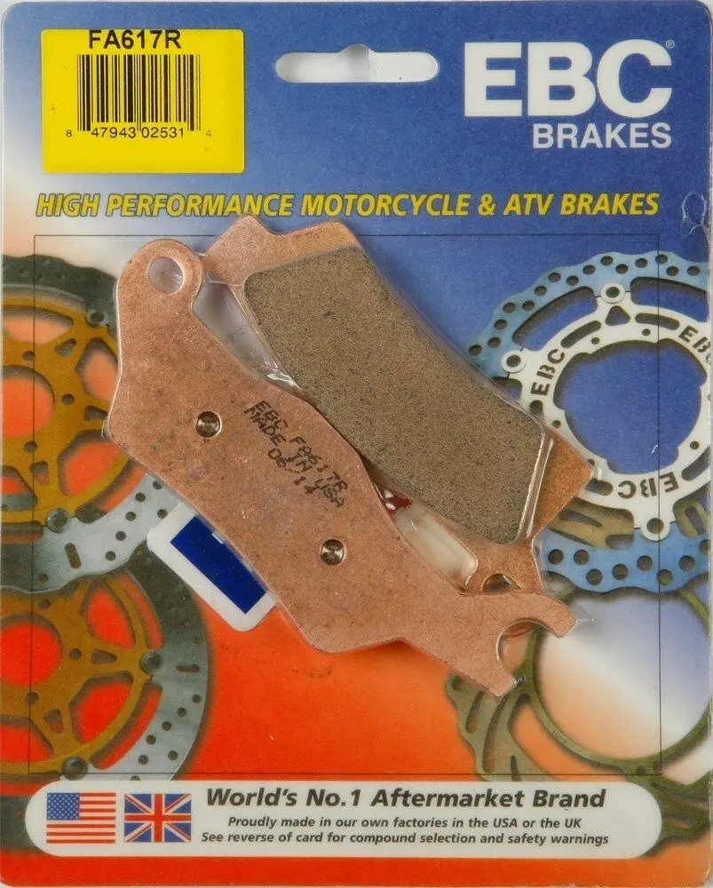 Ebc - Fa617r - R Series Sintered Brake Pads - Made In Usa 1