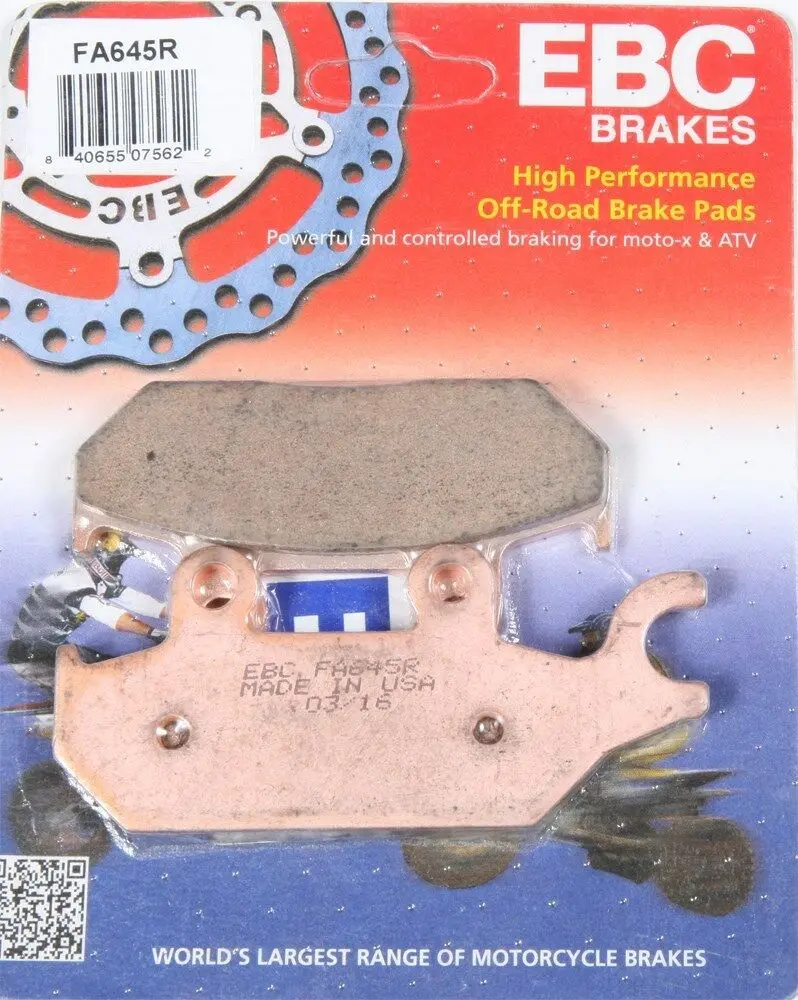 Ebc - Fa645r - R Series Sintered Brake Pads - Made In Usa 1