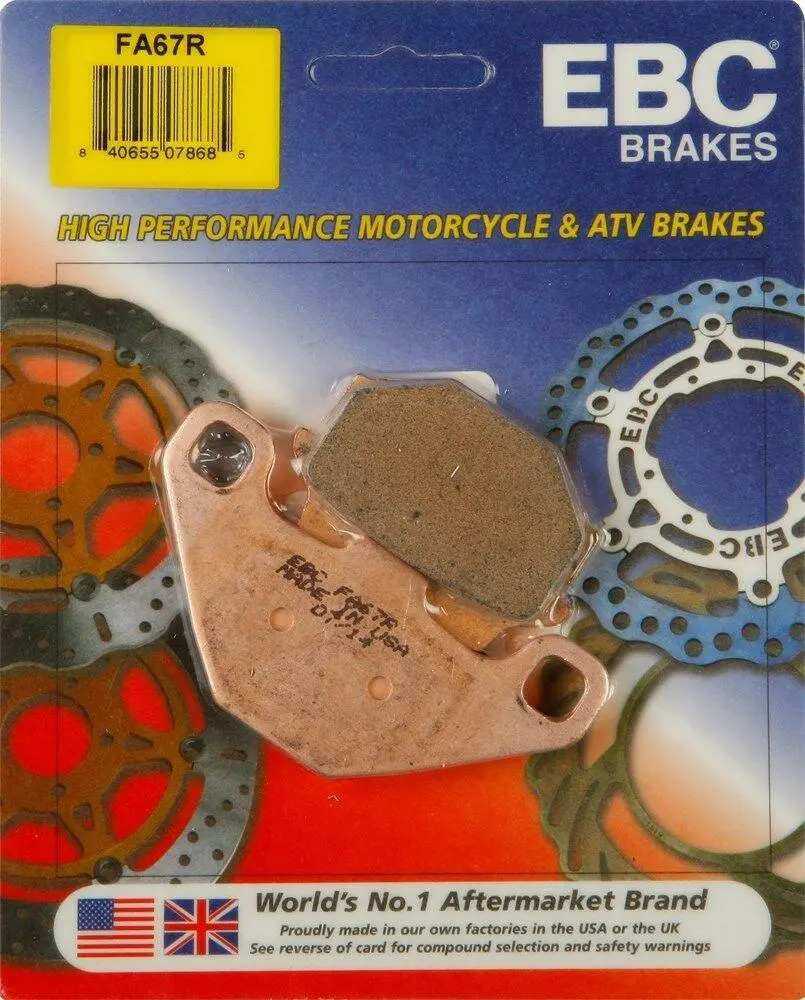 Ebc - Fa67r - R Series Sintered Brake Pads - Made In Usa 1