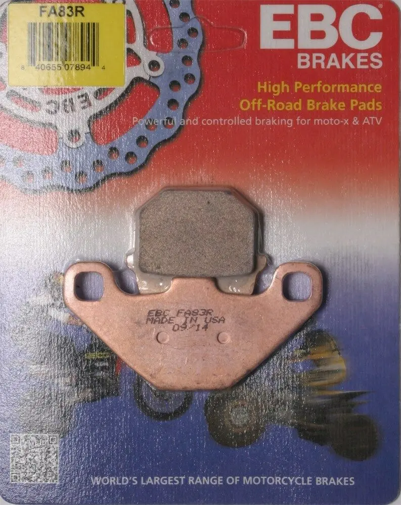Ebc Fa83r R Series Sintered Brake Pads Kawasaki Kx80 84-96, Kx100 95-96 Front 1