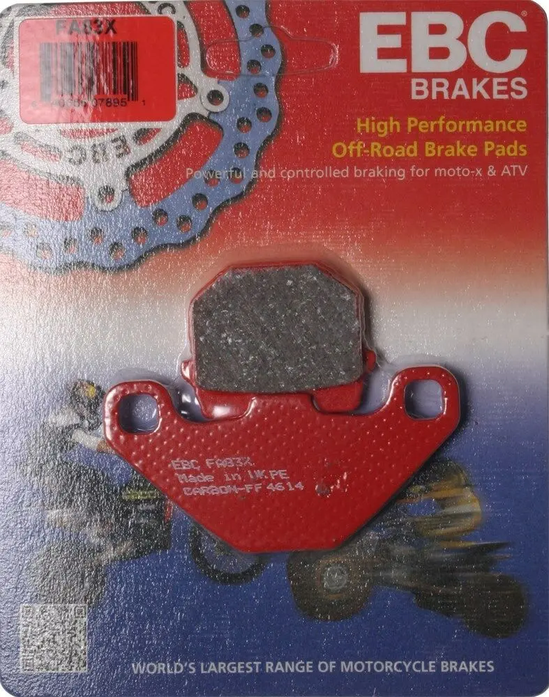 Ebc Fa83x Carbon Brake Pads Kawasaki Kx80 1984-1996, Xk100 1995-1996 Front 1