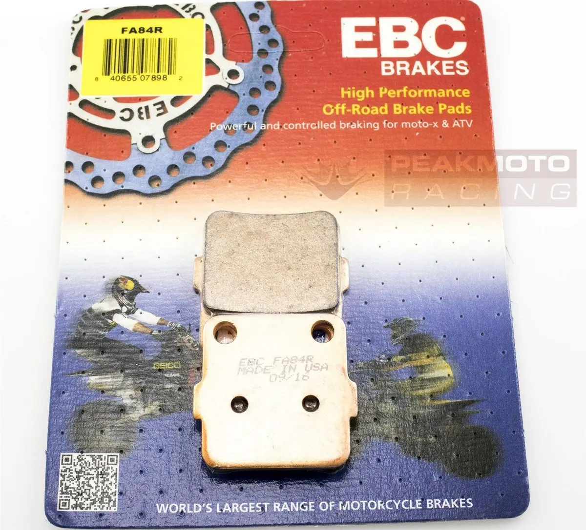Ebc Fa84r R Series Sintered Brake Pads Honda Cr80r Cr85r 86+,Crf150r 07-14 Front 1