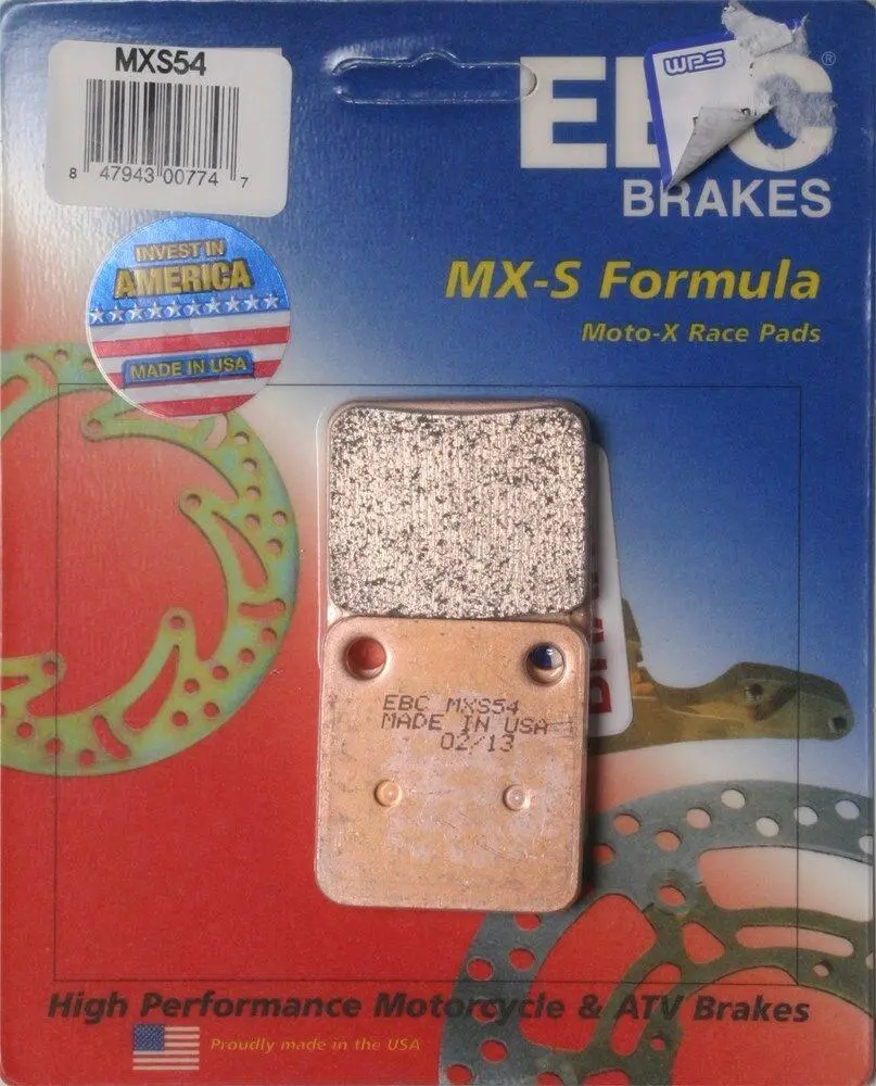 Ebc - Mxs54 - Mxs Series Race Sintered Brake Pads 1
